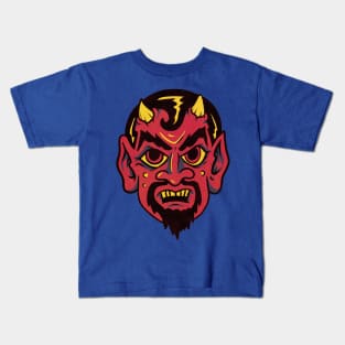 Vintage style devil Kids T-Shirt